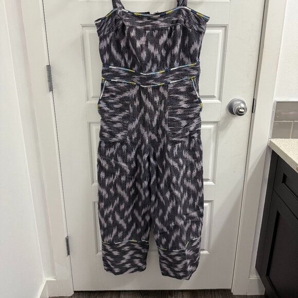 Anthropologie Ikat Jumpsuit Size 10 Wide Leg - Picture 2 of 8